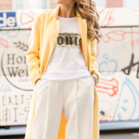 Zara Buttoned Wool Coat - Picture 4 of 10